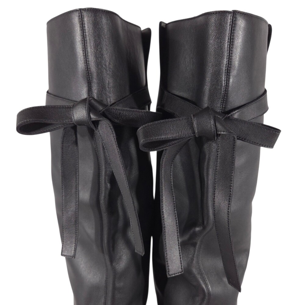 Gabriela Hearst Over the Knee Boots US 11 EU 42 Womens Black Leather $1550 - Picture 8 of 15
